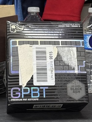 NEW Glorious GPBT Sublimated Mechanical Keyboard Keycaps (Black Ash) 114-Keys