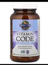 Garden of Life Vitamin Code 50 & Wiser Men Multivitamin 120ct