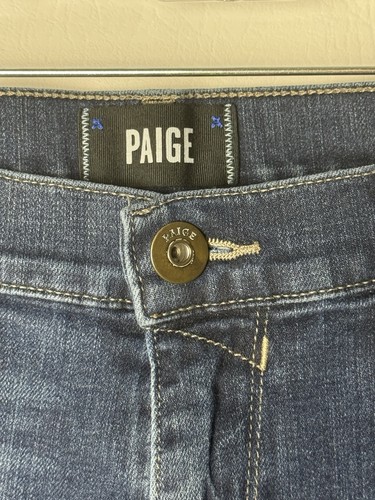 Paige Skinny Jeans Gr. 34 Blau Lennox Mid Rise Dark Wash Classic Stretch - Bild 2 von 7