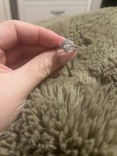 18ct White Gold Pear Halo Diamond Engagement Ring 1ct