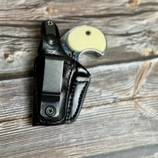 Leather Outside The Waistband Holster With Thumb Break