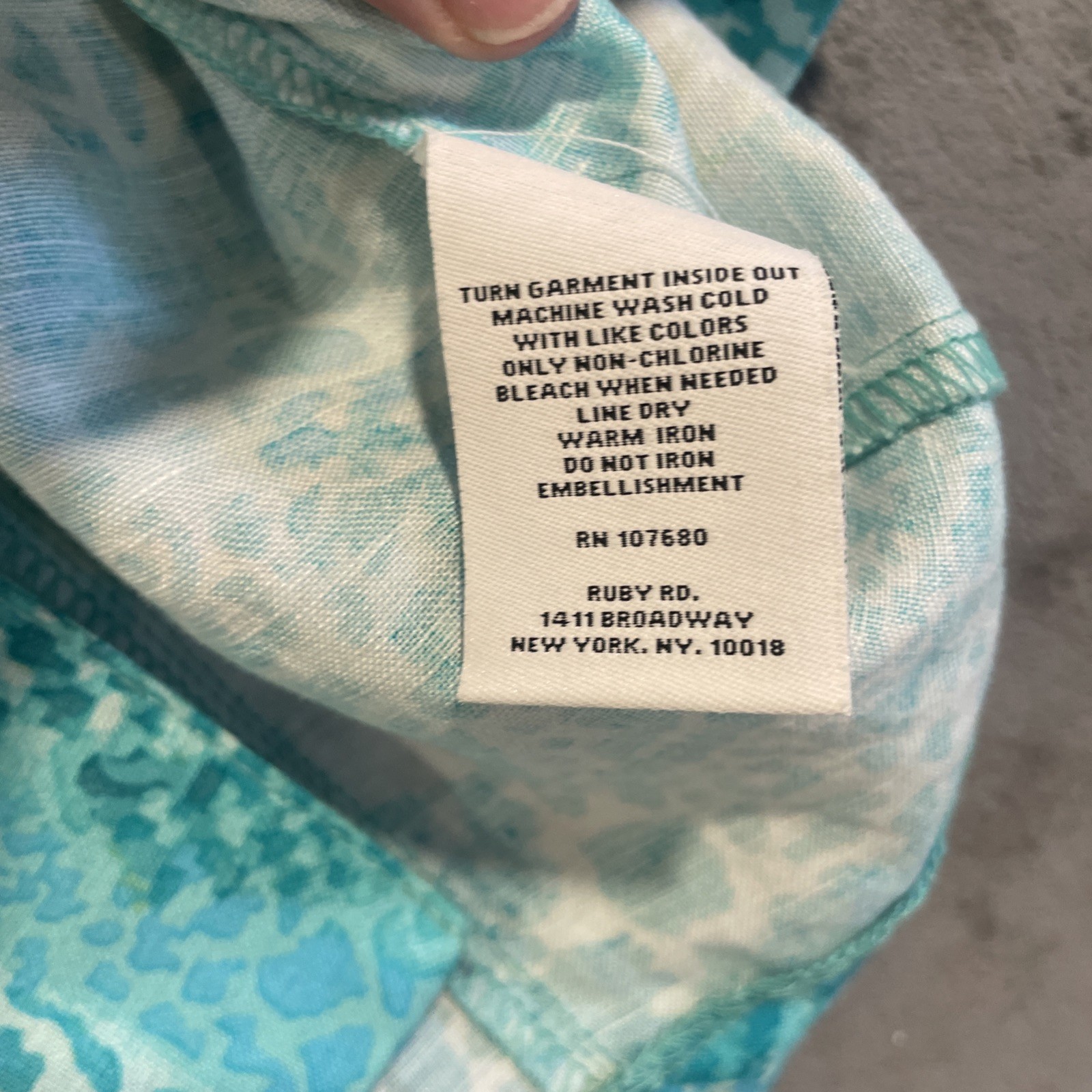 Ruby Rd Jacket 14 Lightweight Linen Blue Snake Pr… - image 6