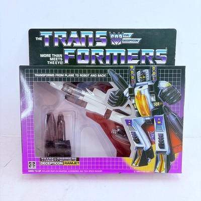 Transformers G1 Ramjet Decepticon Warrior Action Figure Toys Reissue Open Box