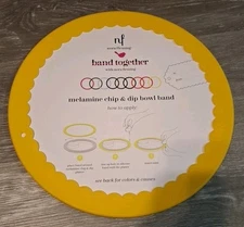  Nora Fleming Silicone Band Together For Chip & Dip 