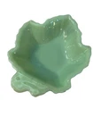 Fire King Jadeite Maple Leaf Dish 1950s Jade Green Milk Glass Anchor Hocking