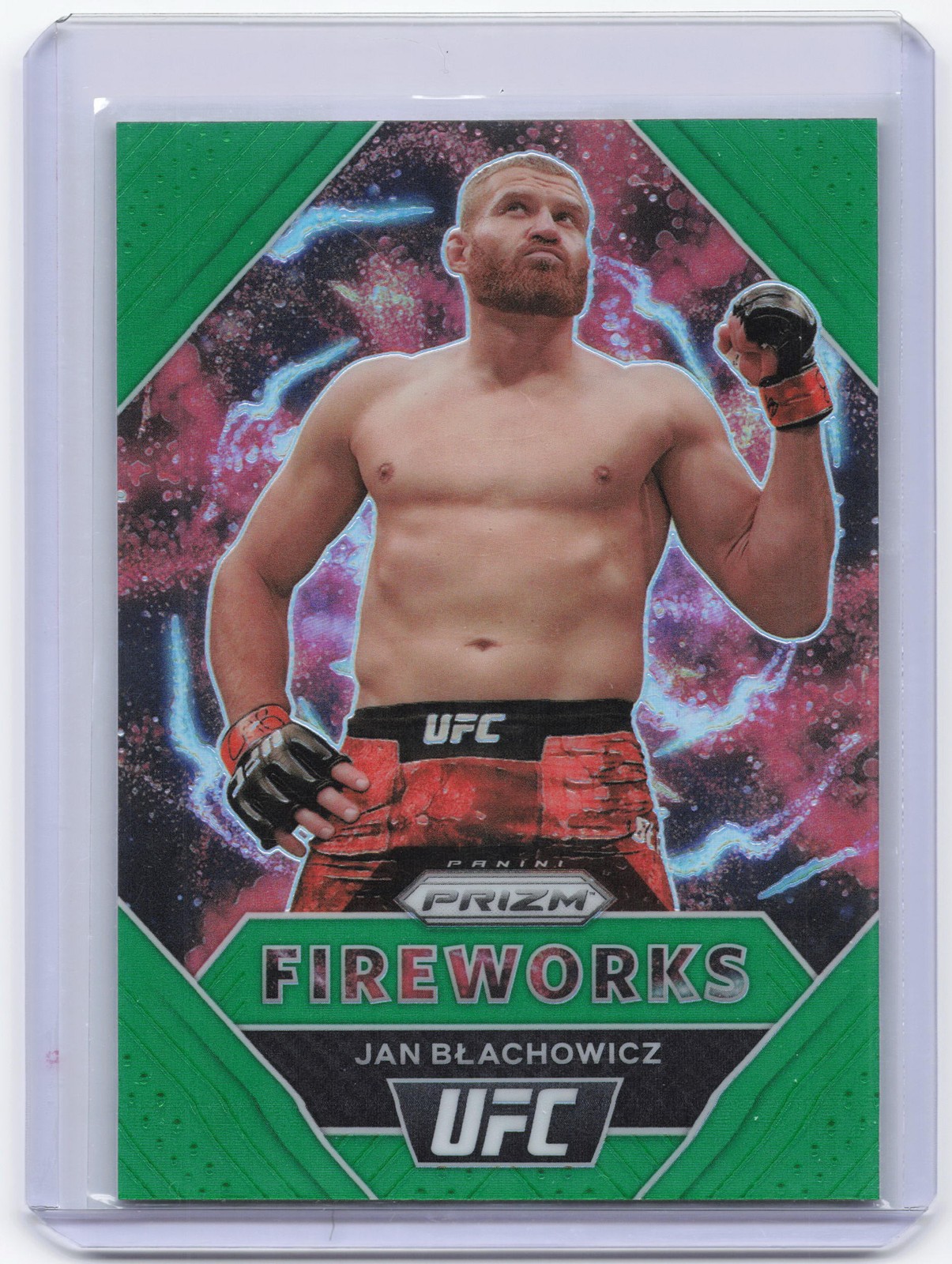 Jan Blachowicz - Green - 2021 Panini Prizm UFC