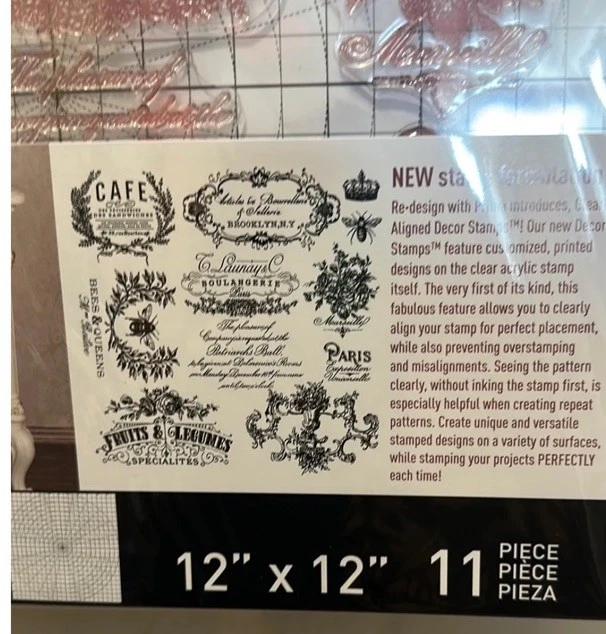 Sello decorativo rediseño Prima RETIRADO “I SEE PARIS” DURO2FIND Y RARO nuevo FS Foto 2 de 4