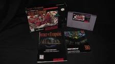 Secret of Evermore Super Nintendo Entertainment System 1995 SNES Complete CIB