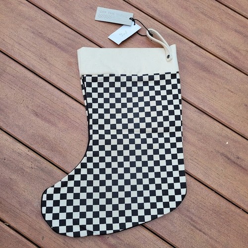NEW Vans Off The Wall Checkerboard Christmas Stocking Skater Gift Crd Pocket NWT - Picture 2 of 10