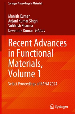 Manish Kumar (u. a.) | Recent Advances in Functional Materials, Volume 1 | Buch