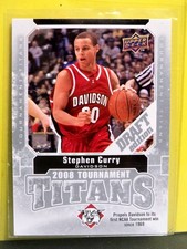 Stephen Curry 2009-2010 Upper Deck Tournament Titans Rookie Card . rookie card picture