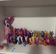 My Little Pony G4 Brushable Lot Feathermay Sweetie Swirl Rainbow Dash And More