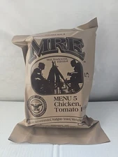 MRE Menu 5: Chicken With Tomatoes And Feta Chesse - Military Camping Survival 