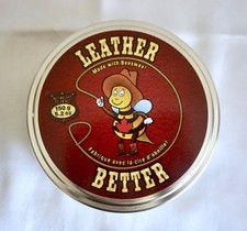 Leather Better Beeswax Leather Conditioner Waterproofer, 5.2 Oz Tin