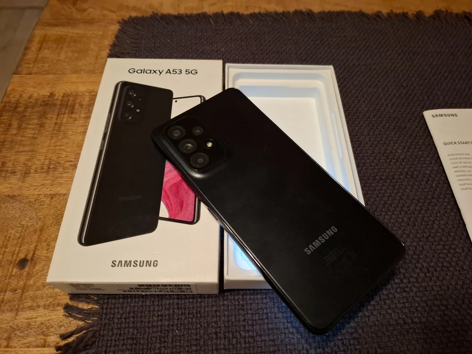 Samsung Galaxy A53 5G - 128GB - Awesome Black (Ohne Simlock) (Dual-SIM) - Bild 4 von 4