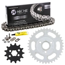 Sprocket Chain Set for Honda Z50R 13/37 Tooth 420 O-Ring Front Rear Combo Kit