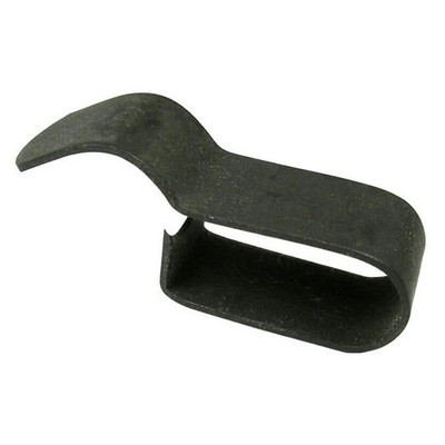  7061PT 1/4'' Black Push-On Chassis Wire Clips 15 per Package 