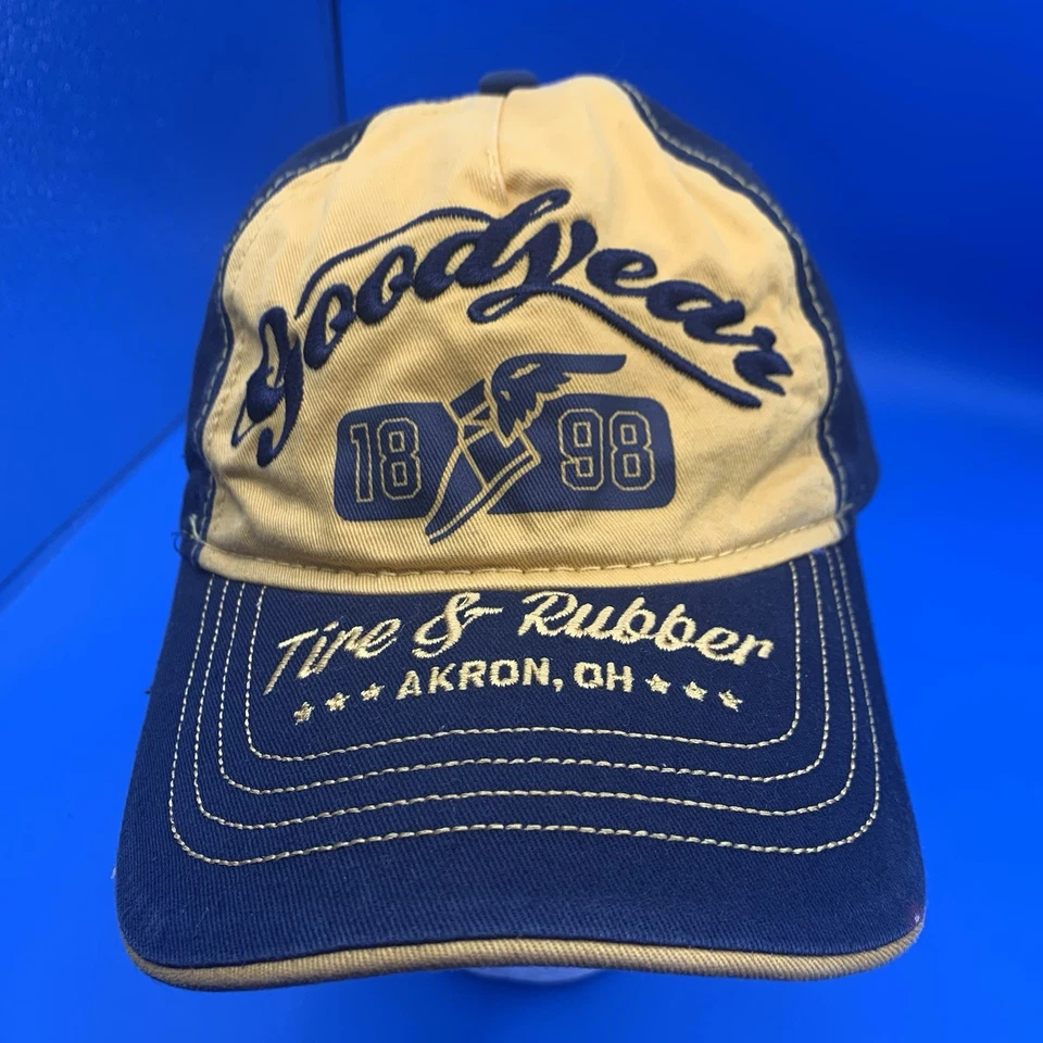 De colección GOODYEAR TIRES Logo Sombrero Snapback Trucker Gorra Trasera Sólida - TALLA ÚNICA EE. UU. Foto 4 de 4