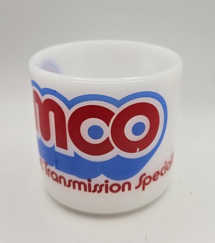 Vtg Federal Glass/Milk Glass AAMCO TRANSMISSION SPECIALISTS Heat Proof Mug ~ USA - Picture 4 of 9