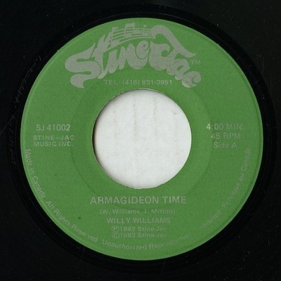 Willy Williams - Armagideon Time / Dub It Over, 7'', (Vinyl)