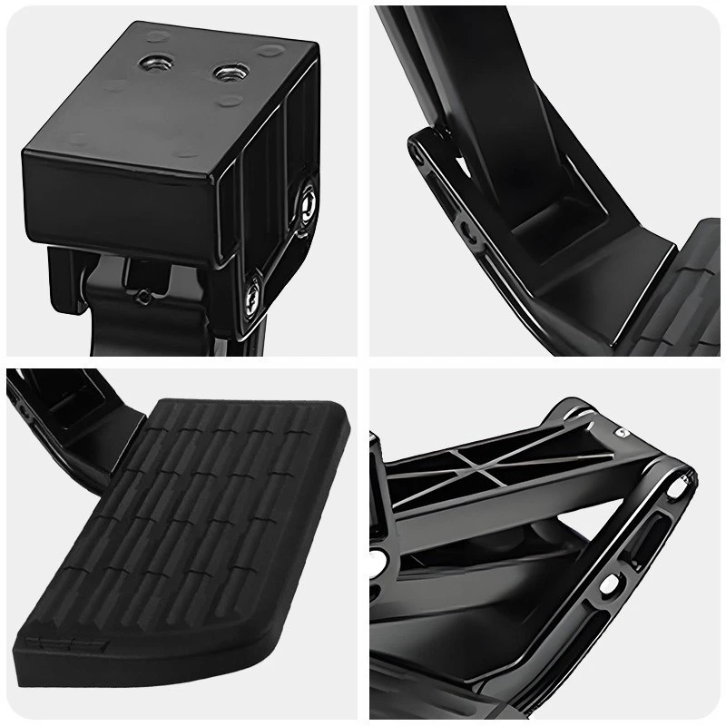 Paso de puerta trasera retráctil apto para Toyota Tundra 2014-2021 aluminio Foto 4 de 4