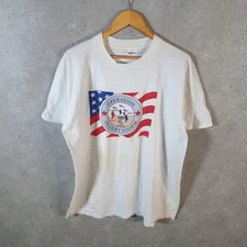 Vintage Stedman Operation Desert Storm Air Force USA T Shirt Men’s XL White