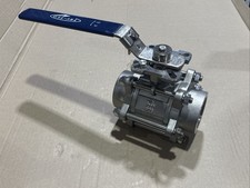 TruFlow 2-1/2" 3-pc Full Port 1000 WOG 316 Stainless Steel Ball Valve New