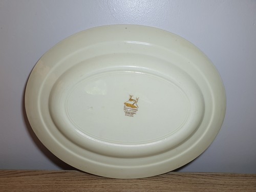 Susie Cooper Handpainted - 14" Vintage Oval Platter Patricia Rose Crown Works - Picture 2 of 10