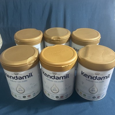6 x leere Kendamil Dosen/Wannen für Aufbewahrungsrequisiten und Display