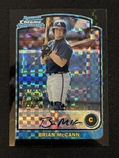 Brian McCann Rookie 2003 Bowman Chrome #331 Auto Autograph X-Fractor Braves