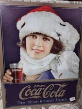 Drink COCA-COLA The Year Round Drink.12 1/2 X 16