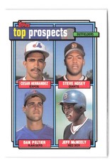 1992 Top Prospects Outfielders Cesar Hernandez / 618 NM 1992 Topps Base Baseball