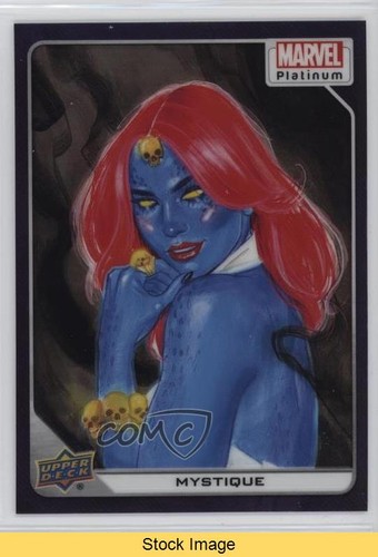 2023 Upper Deck Marvel Platinum Purple Rainbow Mystique #29 READ o1h