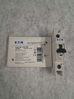 EATON FAZ-C6/1-RT-SP CIRCUIT BREAKER, 6A, C, 1pol, 277VAC, NEW