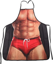 Funny Kitchen Apron Cooking Grilling Baking Gift for Men