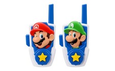 Super Mario Walkie Talkies for Kids, Static Free and Extended Range Indoor an...