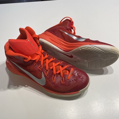 NIKE Hyperdunk 2014 Gym High Top Basketball Sneakers Red Size 13.5- EUC