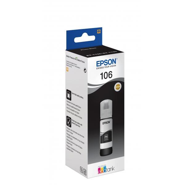 Epson Nero 106 Ecotank Photo Black Ink Bottle - Immagine 3