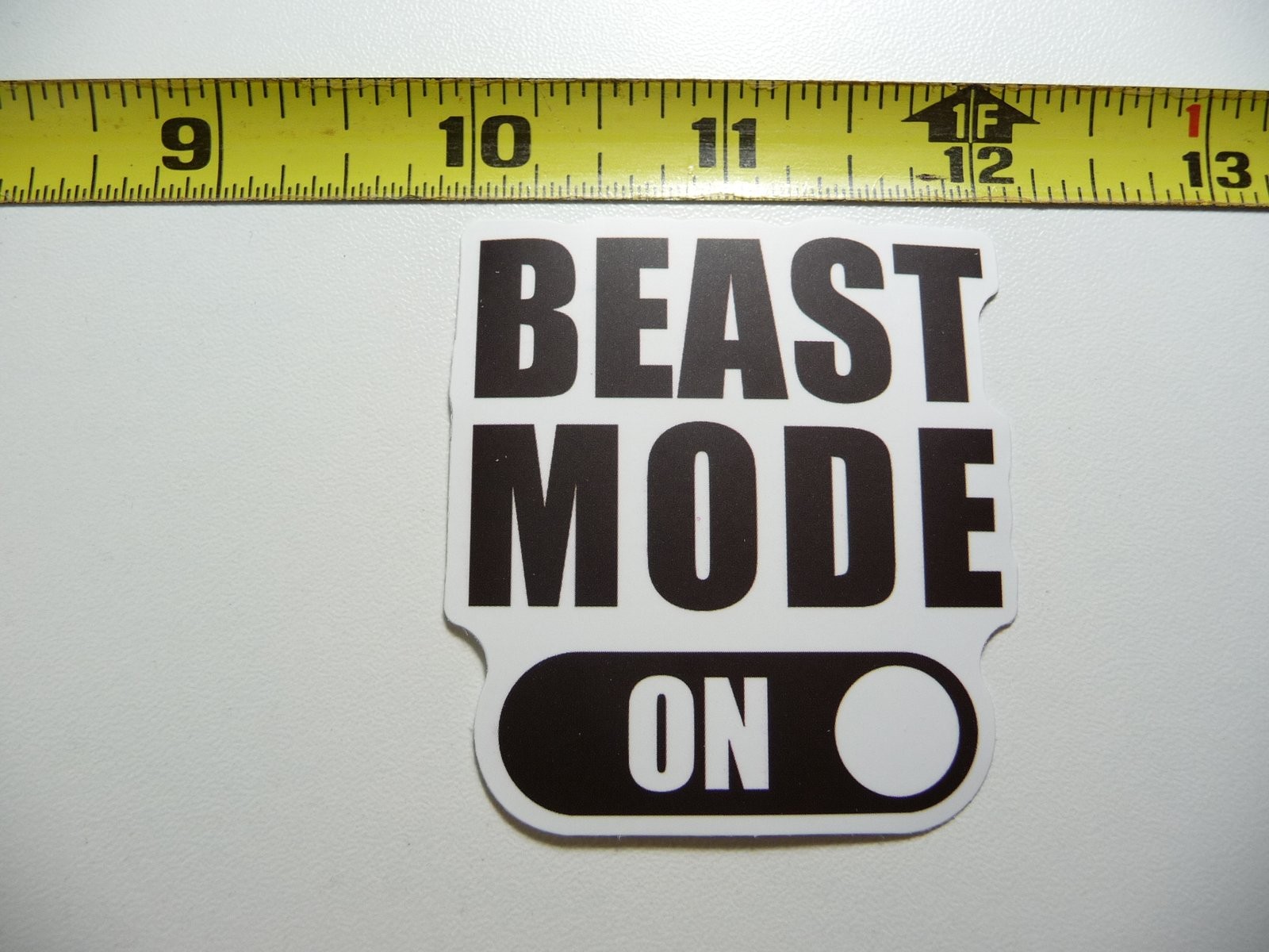 Beast Mode Gym Decal Sticker for Weightlifting & Fitness Motivation
