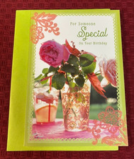 Happy Birthday Greeting Card  Envelope  For Someone Special