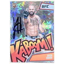 Josh Hokit Auto RC Custom Kaboom Card UFC JSA COA Rookie