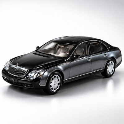 AUTOart 1/18 Maybach 57 SWB Caspian Black Himalayan Grey 76151 | eBay