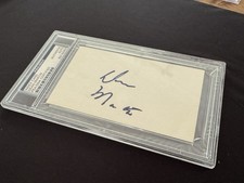 Dean Martin PSA/DNA Certified Index Card Autograph