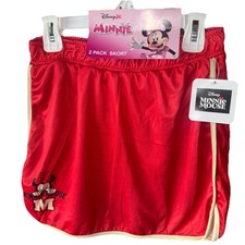 Disney 2 Pack Girls Skorts with Lining Shorts Skirts With Minnie Mouse Size 12