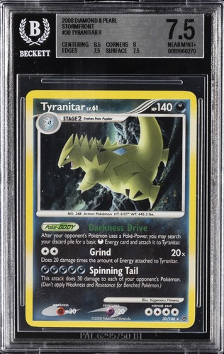 Tyranitar graded BGS 7.5 for sale on eBay