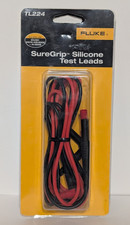 New OEM Fluke TL224 SureGrip Silicone Test Leads 1.5m Right Angle DMM Probes