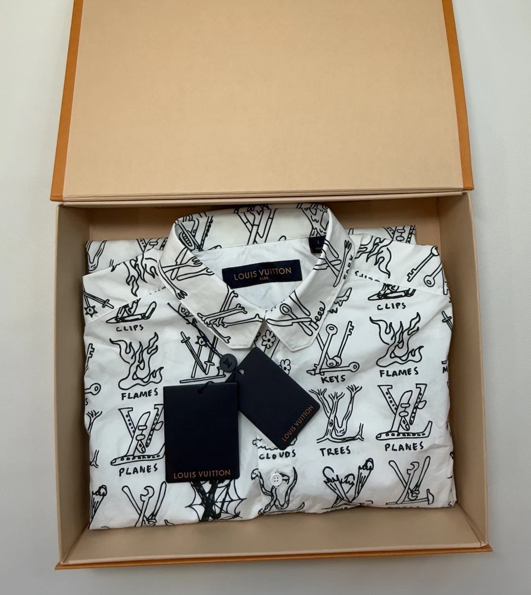Louis Vuitton Long Sleeve Regular Size Casual Button-Down Shirts