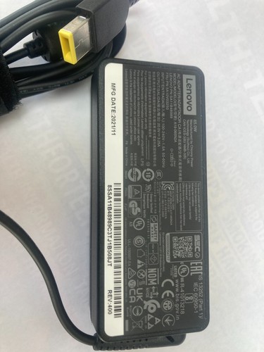 Genuine Lenovo Power Adapter 65 W - Black A19-065N2A SA11B48989 Oblong Connector - 第 3/6 張圖片