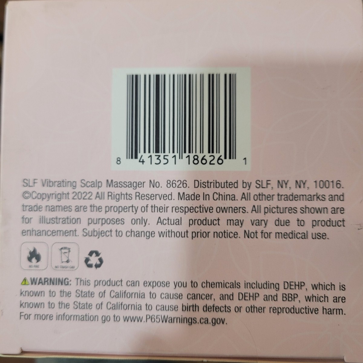 slf usb rechargeable vibrating scalp massager SLF Scalp Massager, Head Exfoliator and Massager main image 1