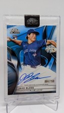 2025 Topps Chrome Black Jake Bloss Encased Blue Auto /150 Rookie